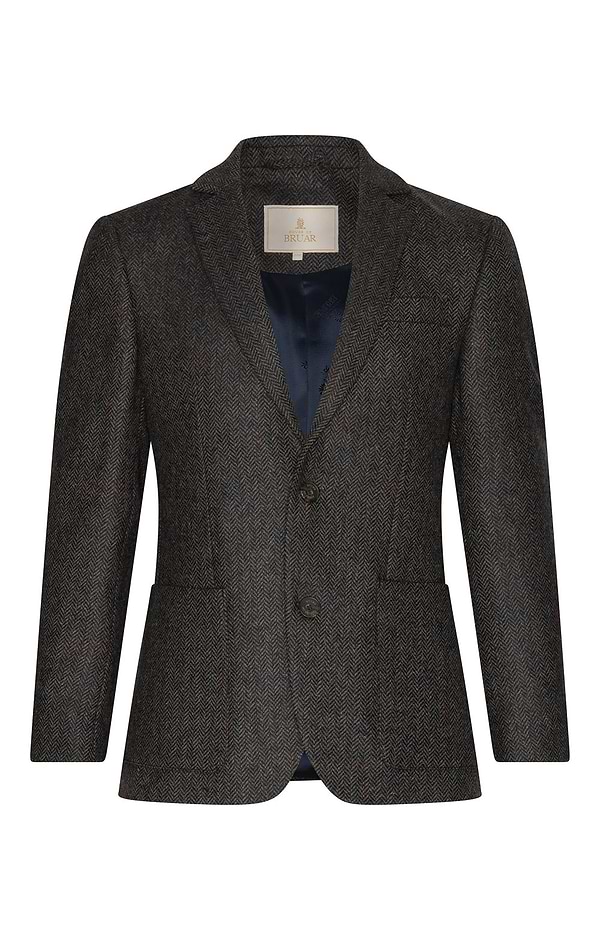 Men's Tailored Tweed Patch Pocket Jacket