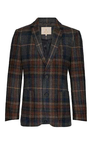 Men's Tailored Tweed Patch Pocket Jacket