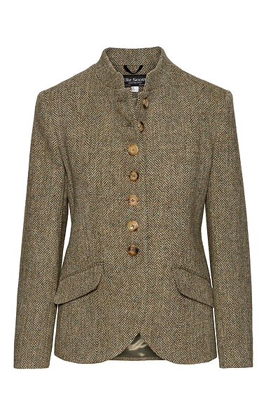 Ladies Harris Tweed® Sandy Mandarin Jacket