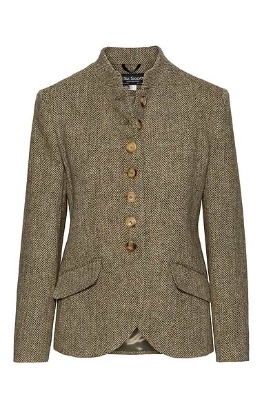 Ladies Harris Tweed® Sandy Mandarin Jacket