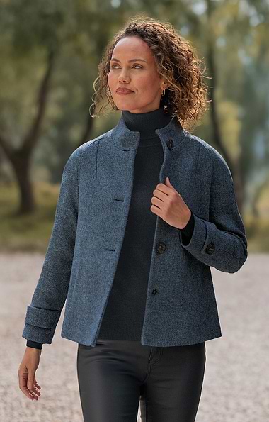 Ladies House of Bruar Tweed Charlotte Coat