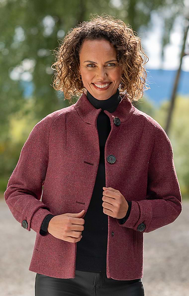 Ladies House of Bruar Tweed Charlotte Coat