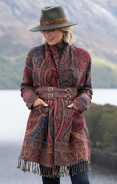 Ladies Fringed Pashmina Coat