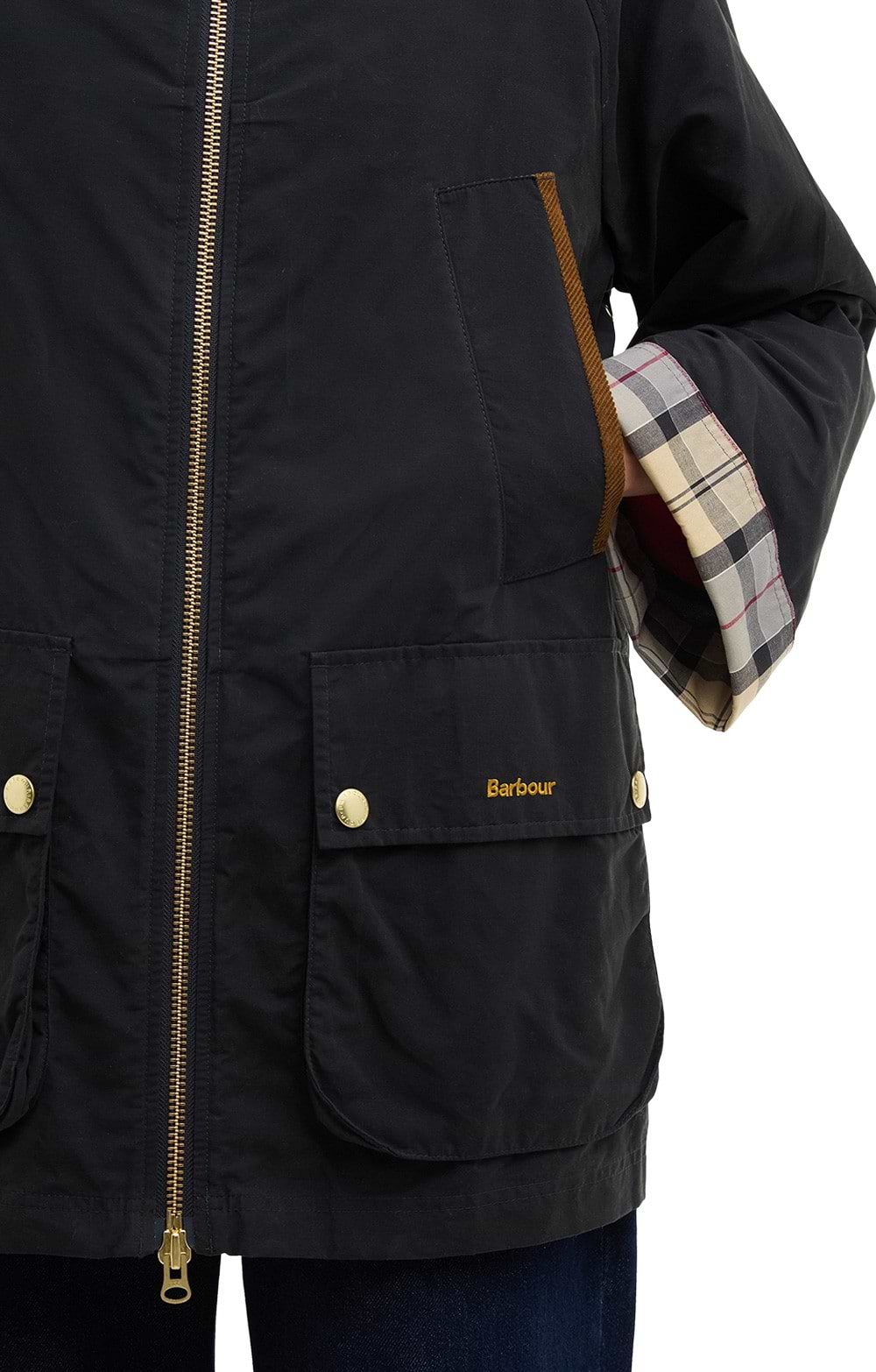 Ladies Barbour Bedale Showerproof Jacket, Navy - House of Bruar