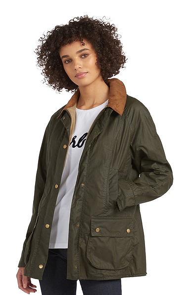 Ladies Barbour Beadnell Lightweight Wax Jacket