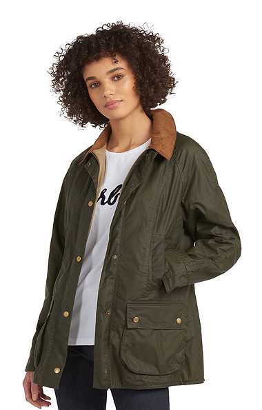 Ladies Barbour Beadnell Lightweight Wax Jacket