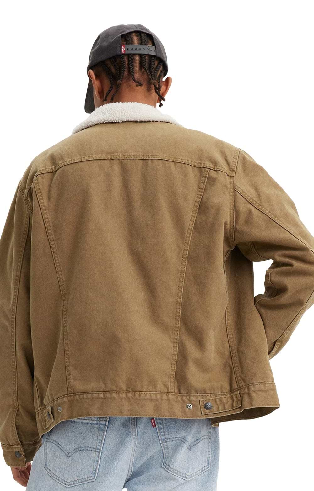 Mens Levi's Sherpa Trucker Jean Jacket House of Bruar