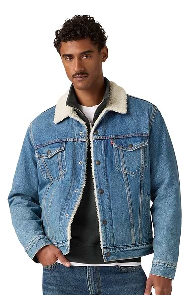 Men's Levi's Sherpa Trucker Jean Jacket