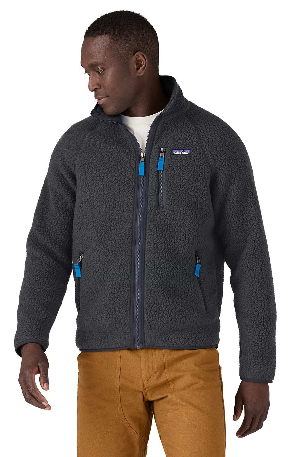 Mens Patagonia Retro Pile Jacket, Blue House of Bruar