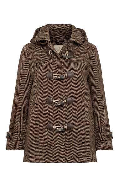 Ladies Tweed Duffle Coat