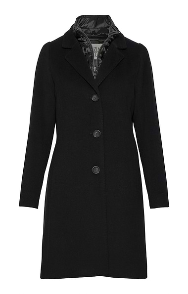 Ladies Cinzia Rocca Three Quarter Length Quilt Trim Coat