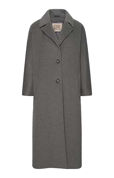 Ladies Cinzia Rocca Single Breasted Raglan Wool Coat