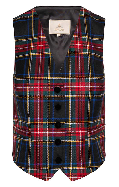 Ladies Tartan Dress Waistcoat