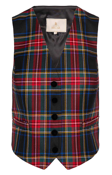 Ladies Tartan Dress Waistcoat