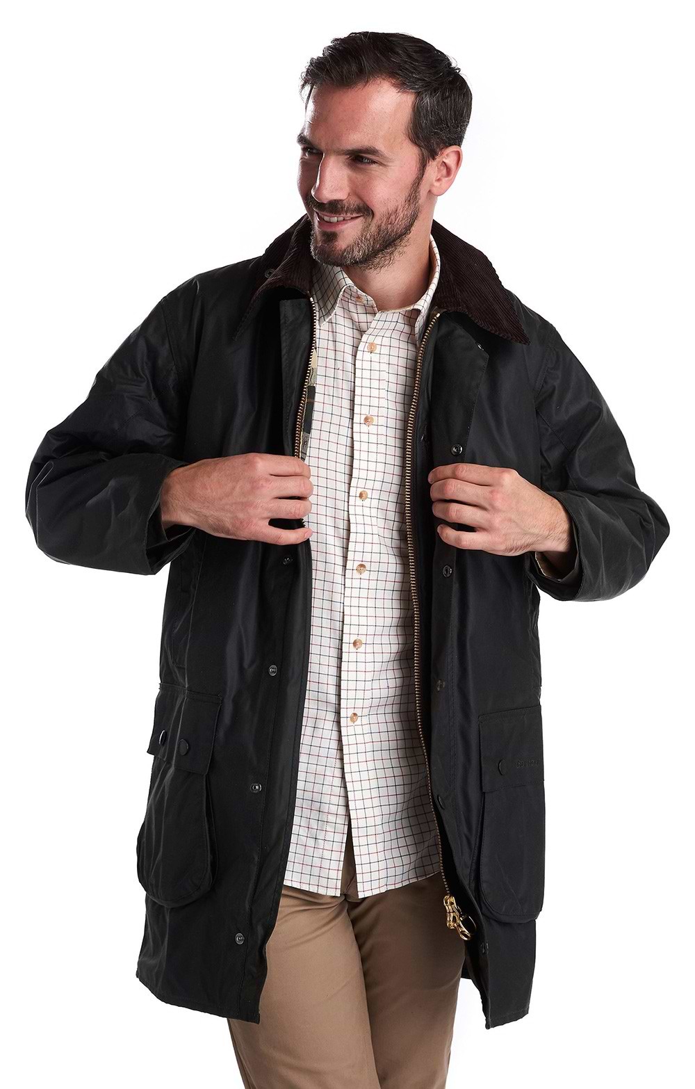 Men's Barbour Border Waxed Jacket Men's Jackets Blazers