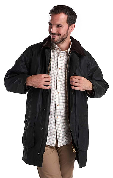 Men's Barbour Border Waxed Jacket