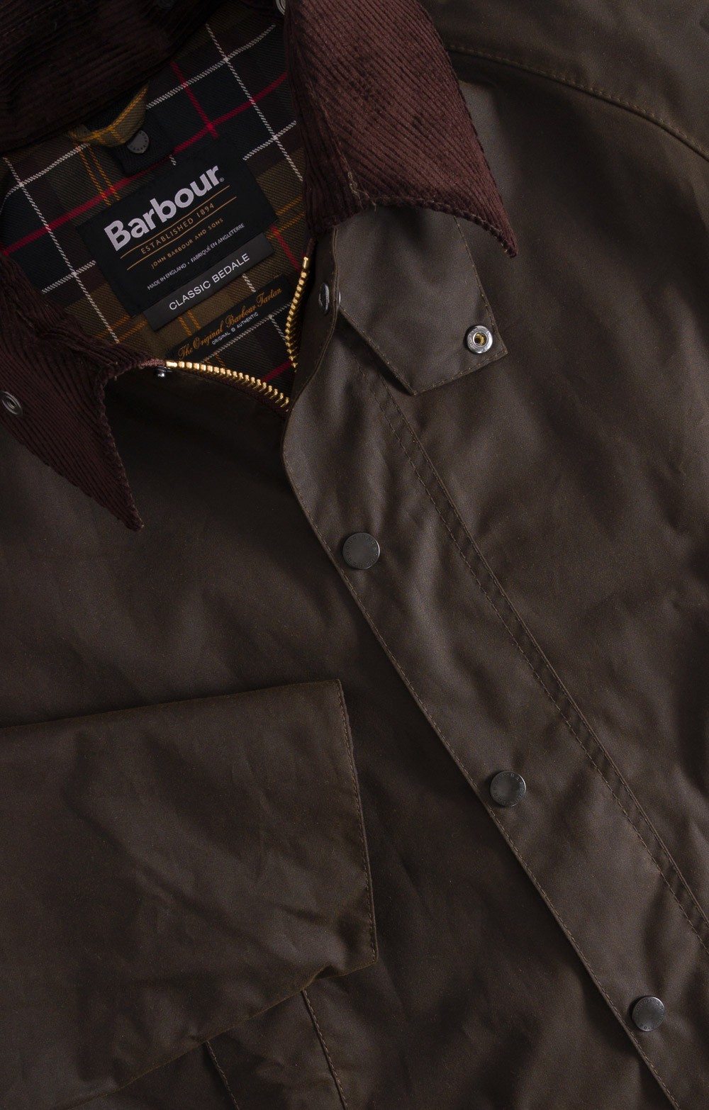 Men's Barbour Classic Bedale Waxed Jacket | Men's Jackets