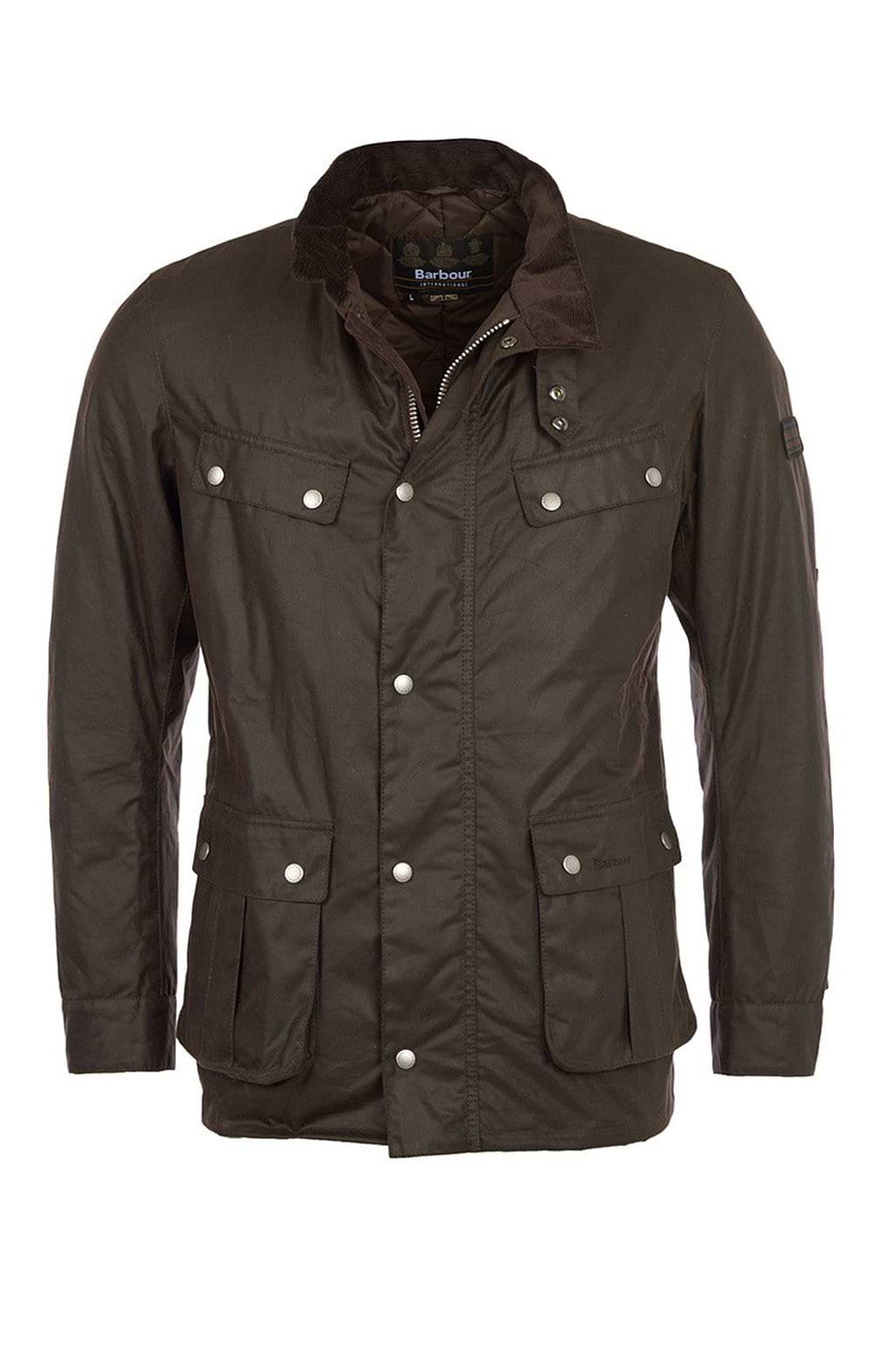 【良品】BARBOUR Duke Waxed Jacket ブラウン L Barbour International Lightweight Wax Duke Jacket | Jules B