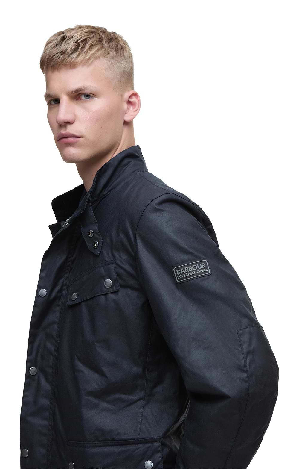 Mens Barbour International Duke Wax Jacket - House of Bruar