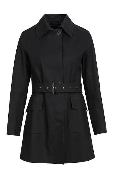Ladies Single Breasted Belted Mac