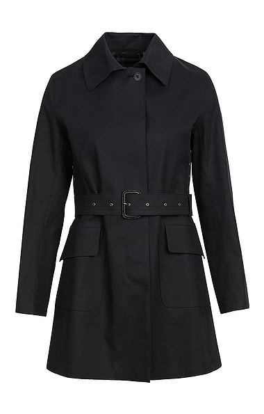 Ladies Single Breasted Belted Mac