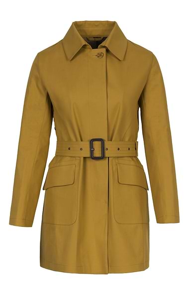 Ladies Single Breasted Belted Mac
