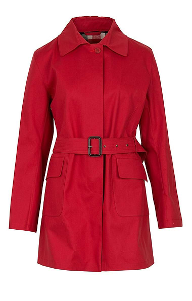 Ladies Single Breasted Belted Mac