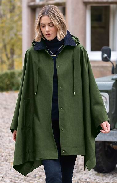 Ladies Hooded Cape