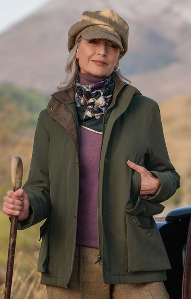 Ladies Waterproof Field Coat