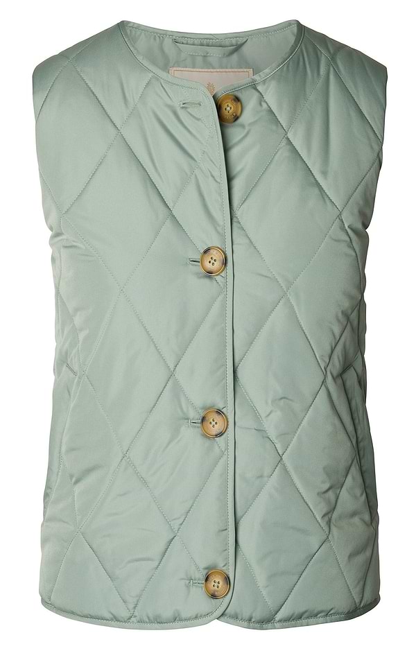 Ladies Light Quilted Crew Gilet