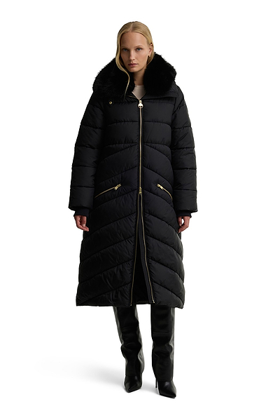 Ladies Barbour International Longline Cyrus Puffer Jacket