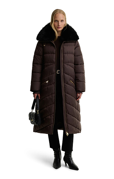 Ladies Barbour International Longline Cyrus Puffer Jacket