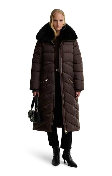 Ladies Barbour International Longline Cyrus Puffer Jacket