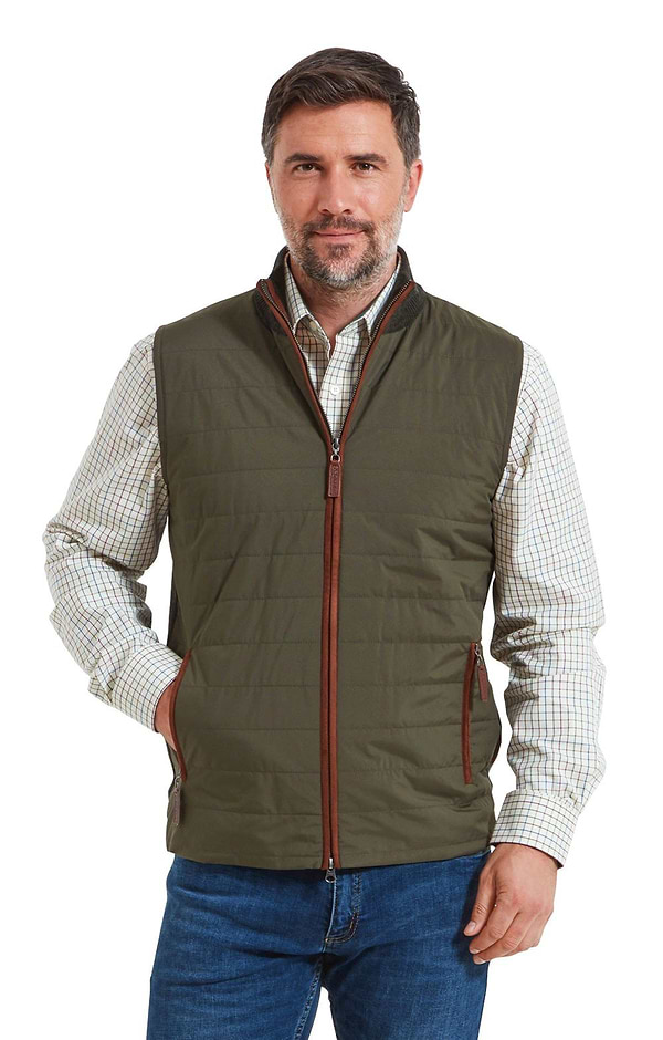 Men's Schoffel Hybrid Quilt Aerobloc Gilet