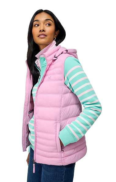 Ladies Crew Clothing Lightweight Padded Gilet