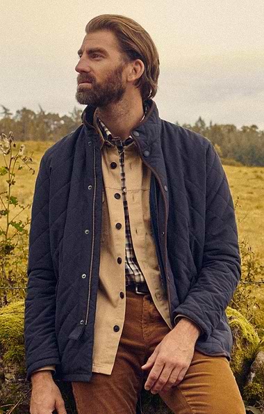 Men's Barbour Waterproof Shoveler Quilted Jacket