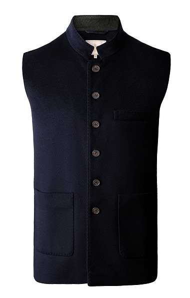 Men's Wool and Cashmere Sporting Waistcoat