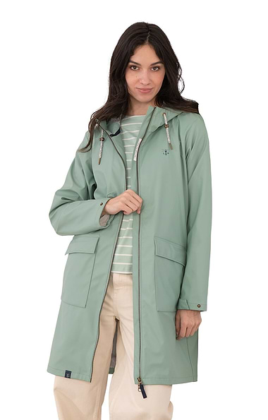 Ladies Lucy Longline Waterproof Coat