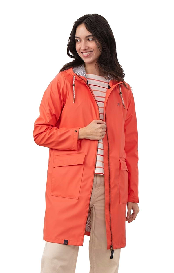 Ladies Lucy Longline Waterproof Coat