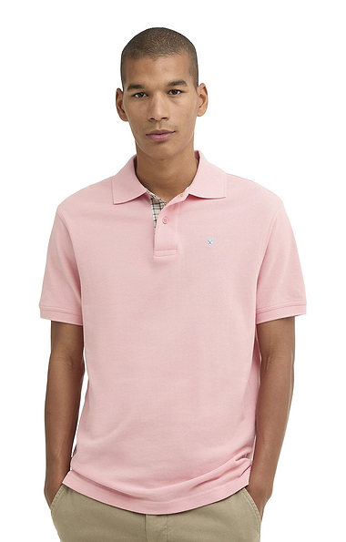 Men's Barbour Tartan Pique Polo