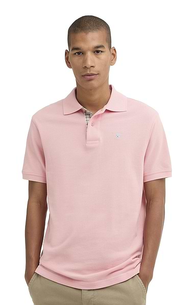 Men's Barbour Tartan Pique Polo