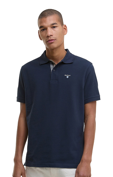 Men's Barbour Tartan Pique Polo