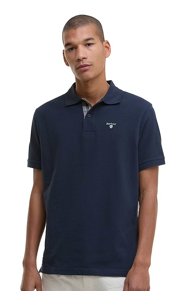 Men's Barbour Tartan Pique Polo