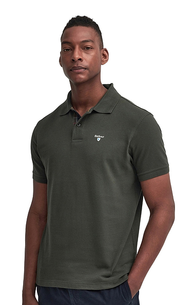 Men's Barbour Tartan Pique Polo