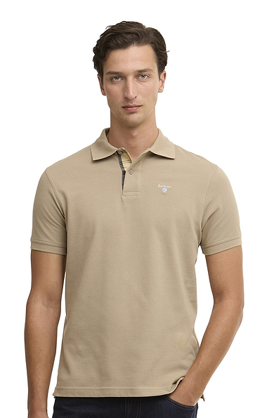 Men's Barbour Tartan Pique Polo