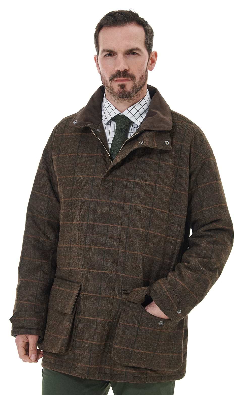 Mens Barbour Wool Beaconsfield House of Bruar - Main Image