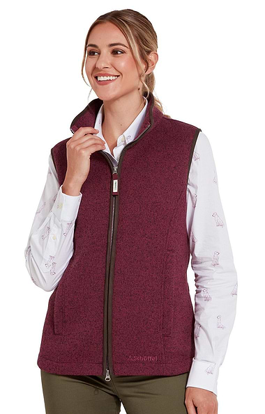 Ladies Schoffel Ashton Fleece Gilet