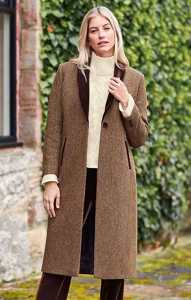 Ladies Harris Tweed® Blair Coat
