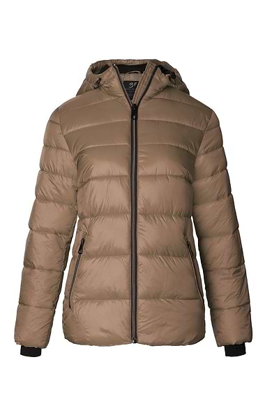 Ladies Hooded Quilt Jacket