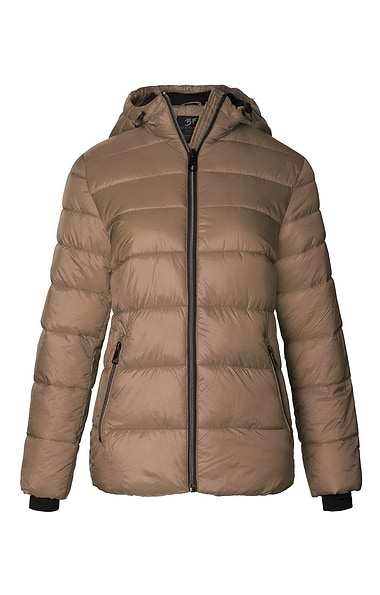 Ladies Hooded Quilt Jacket